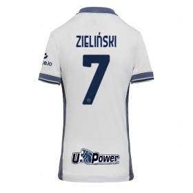 Damen Fußballbekleidung Inter Milan Piotr Zielinski #7 Auswärtstrikot 2024-25 Kurzarm